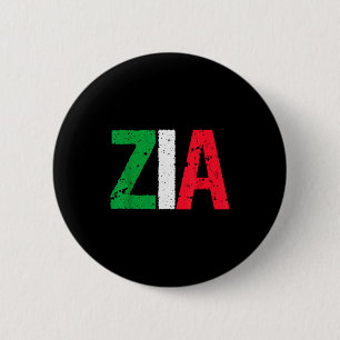 New Aunt Italian Zia Italian American Aunt Gift Button