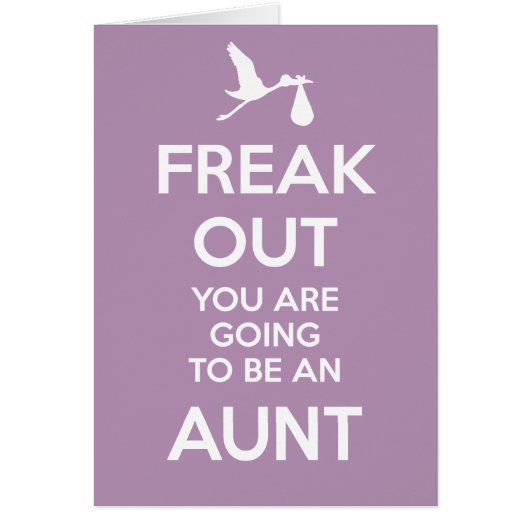 New Aunt Pregnancy Announcement (Front)