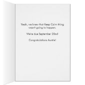 New Aunt Pregnancy Announcement (Inside (Right))