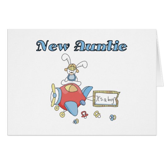 New Auntie - Airplane Tshirts and Gifts (Front Horizontal)