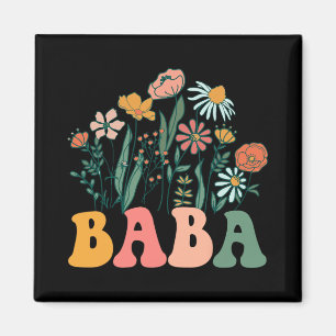 New Baba Wildflower First Birthday & Baby Show Magnet