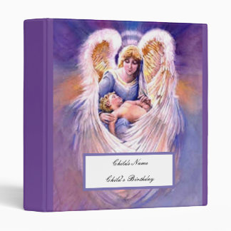 New Baby Angel photo album 3 Ring Binder