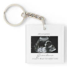 New Baby Announcement for Grandma Ultrasound Gift