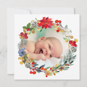 new baby announcement Merry Christmas