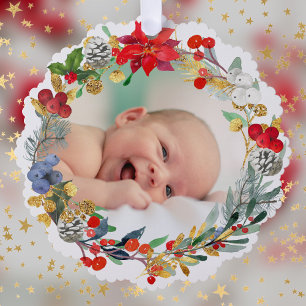 new baby announcement Merry Christmas