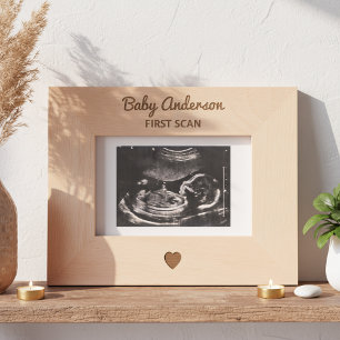 New Baby Announcement Ultrasound Photo Frame