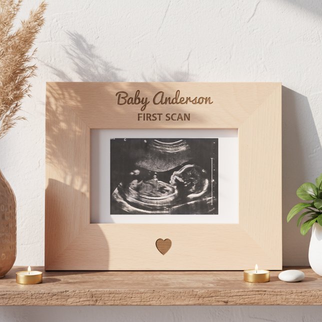 New Baby Announcement Ultrasound Photo Frame (Creator Uploaded)
