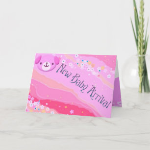 New Baby Arrival Card