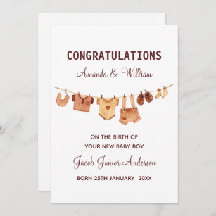 Baby & Pregnancy Congratulations Cards | Zazzle