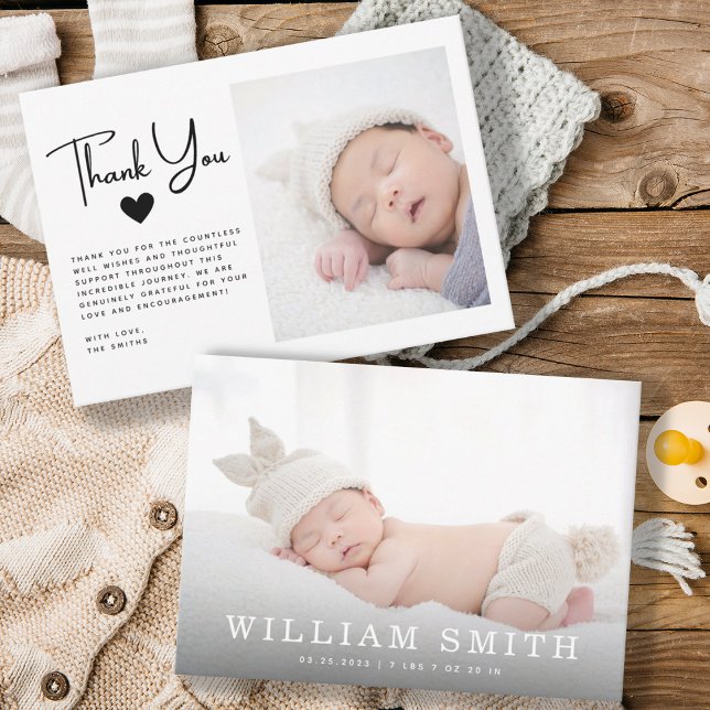 New Baby Birth Card Announcement (Creator Uploaded)