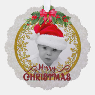 New baby birth stats Christmas, Birth Announcement