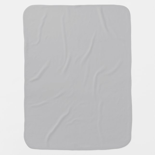 New baby blanket | gray Personalized Name Baby |  (Front)