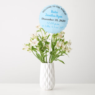 New Baby Boy Announcement Balloons