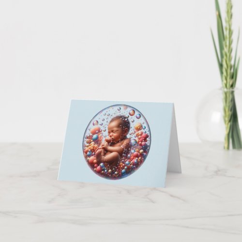 New Baby Boy Arrival  Card