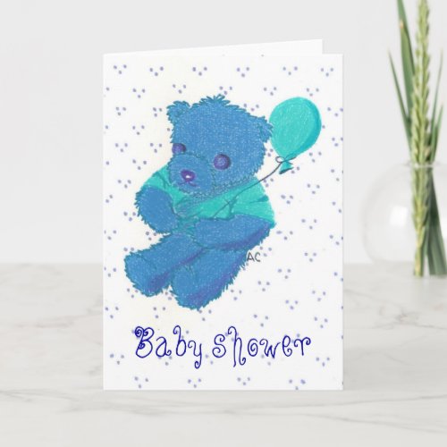 New Baby Boy  Baby shower Card