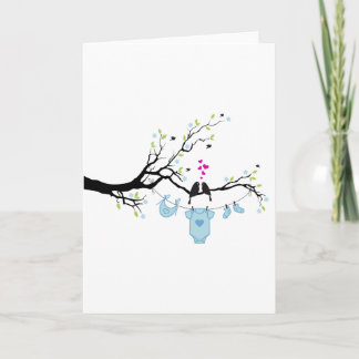 new baby boy, baby shower design card