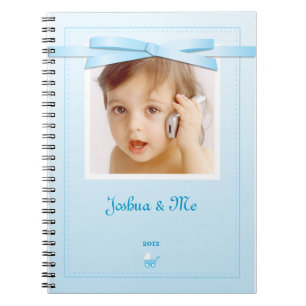 New baby Boy Blue Ribbon Notebook