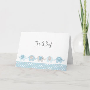 New Baby Boy Congratulations Card