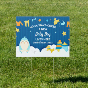 New Baby Outdoor Signs Yard Signs Flags Zazzle