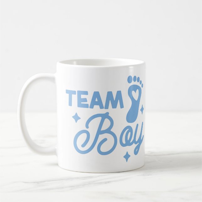 New Baby Boy Team Boy Mug (Left)