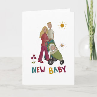 New baby card