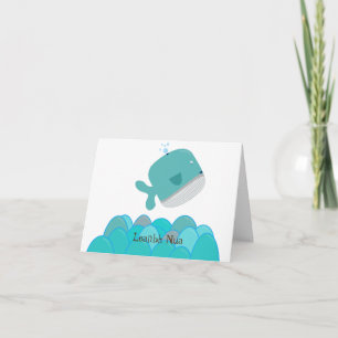 New Baby card with Irish greeting