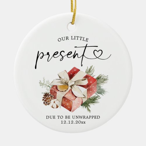 New Baby Christmas Pregnancy Ornament Gift