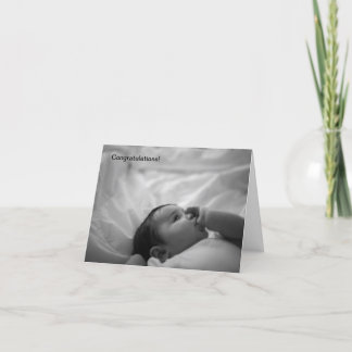 New baby congratulations card