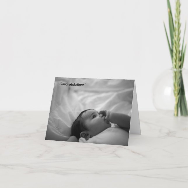 New baby congratulations card (Front)