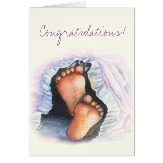 New Baby Congratulations card (Front)