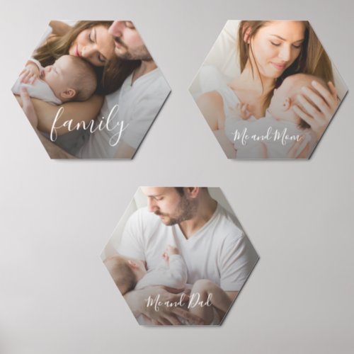 New Baby Family Photo Foam Core Photo Tile