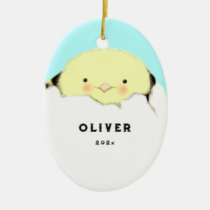 New Baby First Christmas Ceramic Ornament