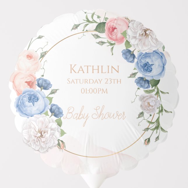 New baby Flower arch Baby Shower Balloon (Front)