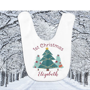 New Baby Gift! 1st Christmas  Bib