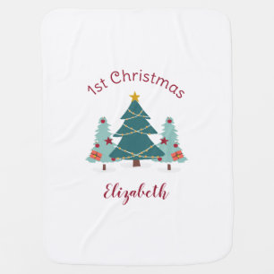 New Baby Gift! 1st Christmas Blanket