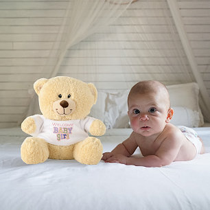 New Baby Girl First Teddy Bear
