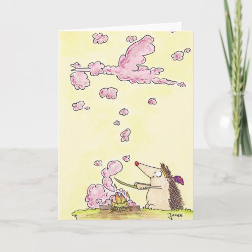 NEW BABY GIRL greeting card by Nicole Janes