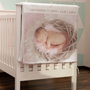 New Baby Girl   Photo   Blanket