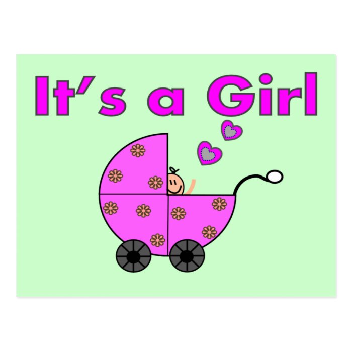 New Baby "It's a Girl" Gifts Post Card