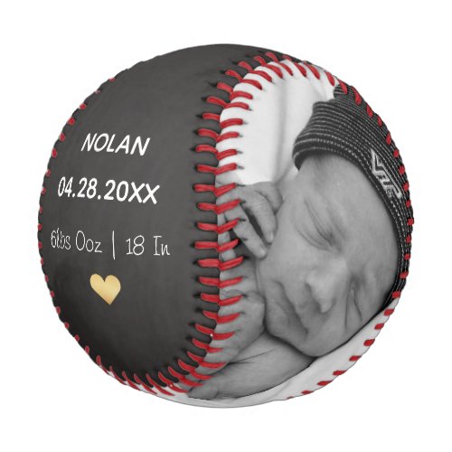 New Baby Keepsake Baseball