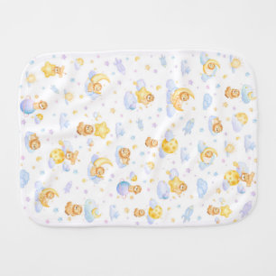 New Baby Lion Burp Cloth