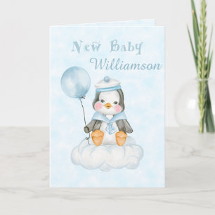 New Baby Penguin Card
