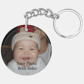 New Baby Photo Keychain