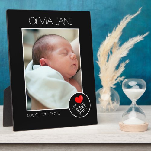 New Baby Photograph Frame _ Custom Photo
