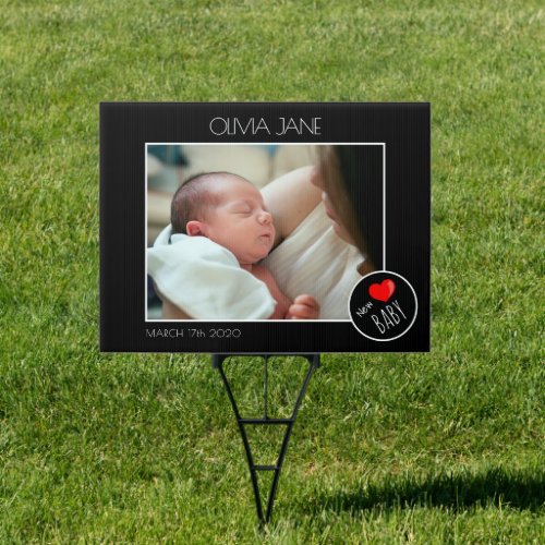 New Baby Photograph Frame _ Custom Photo Sign