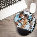 New Baby Picture 4 Photo Collage Gel Mouse Pad<br><div class="desc">Create your own unique mouse pad with 4 of your favorite baby pictures. The photo template is set up to create the picture montage and will display your photos with the main image in portrait and the three remaining photos in landscape format,  framed with a narrow black border.</div>