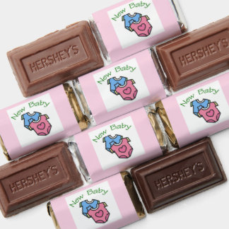 New Baby Pink/Blue Candy Hershey's Miniatures