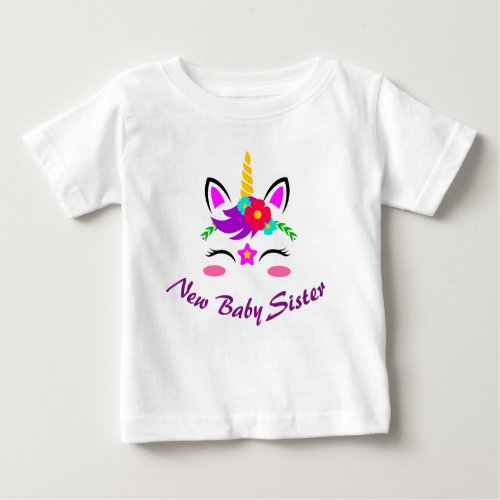 New Baby Sister Baby T_Shirt