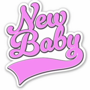 New Baby Sticker