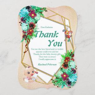 New Baby Thank You card